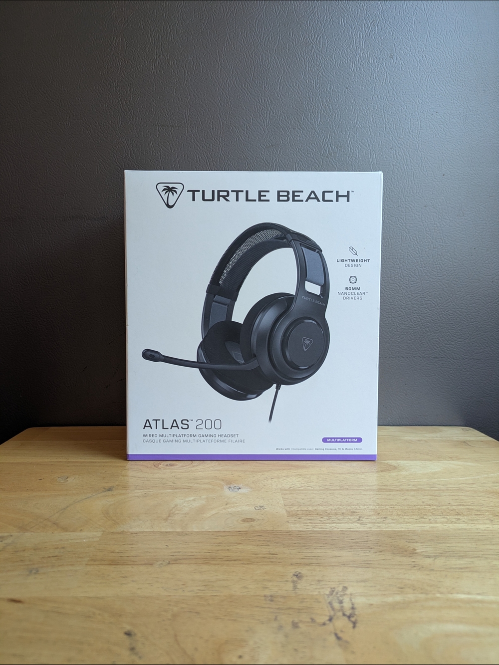 Turtle Beach Atlas 200 Wired Gaming Headset — Black